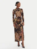 Sukienki - Rinascimento Sukienka koktajlowa CFC0020154002 Czarny Slim Fit - miniaturka - grafika 1