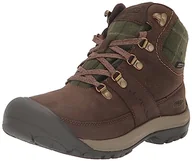 Buty trekkingowe damskie - KEEN Damskie buty trekkingowe Kaci 3 Winter Mid, Ciemna Ziemia, Zielona Krata, 35 EU - miniaturka - grafika 1