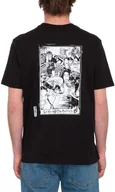 Koszulki męskie - t-shirt VOLCOM MADITI TEE Black - miniaturka - grafika 1