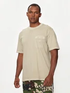 Koszulki męskie - adidas T-Shirt Trefoil Essentials+ IS1763 Beżowy Regular Fit - miniaturka - grafika 1