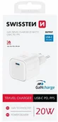 Ładowarki do telefonów - Travel Charger Gan 1X USB-C 20W Power Delivery White - miniaturka - grafika 1