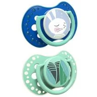 Smoczki uspokajające - Canpol babies LOVI Sm. usp. silikonowy dynamiczny 6-18 m-cy (2szt) Follow the rabbit - 5903407228600 - miniaturka - grafika 1