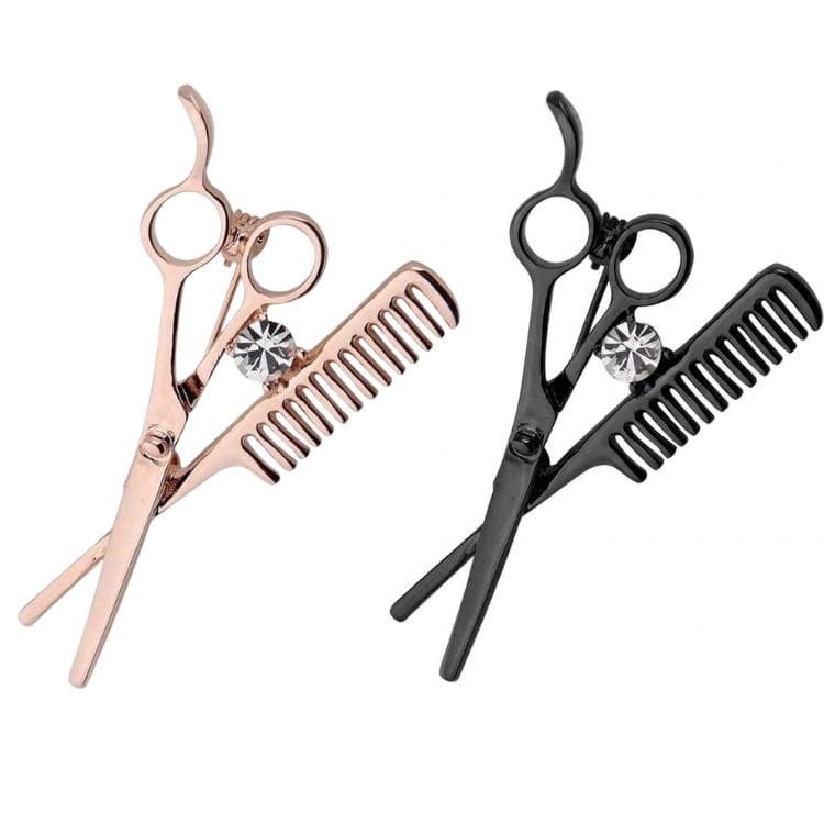 WG BROSZKA PRZYPINKA NOŻYCZKI MIX V-06