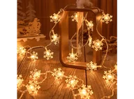 Oświetlenie świąteczne - Lampki choinkowe BELINE LED Snowflake/Star 3m/20 lampek ciepły biały - miniaturka - grafika 1