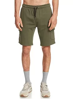 Spodnie sportowe męskie - Quiksilver spodnie dresowe męskie zielone L - grafika 1