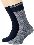 Skarpetki męskie - Tommy Hilfiger Mouline męskie klasyczne skarpety, Off White, 39 EU - miniaturka - grafika 1