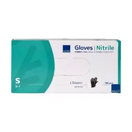 Rękawiczki jednorazowe - Essenti Care Rękawiczki Nitrylowe Czarne ABENA CLASSIC S - miniaturka - grafika 1