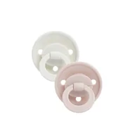 Smoczki uspokajające - Elodie Details - Smoczek lateksowy - 0-6 m-cy - Powder Pink - 2 sztuki - miniaturka - grafika 1