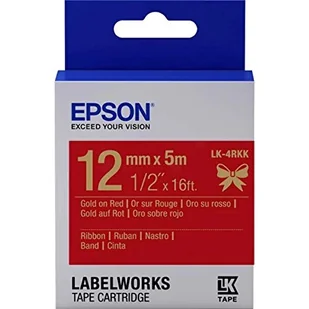 Epson Ribbon LK-4rkk Red/Gold C53S654033 - Papier do drukarek - miniaturka - grafika 2