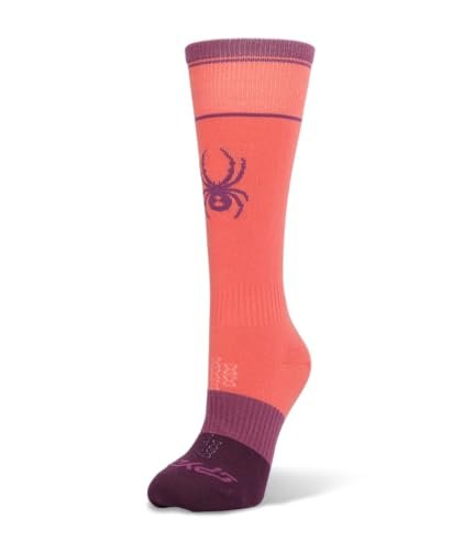 Spyder Damskie skarpety Pro Liner, koralowe, M