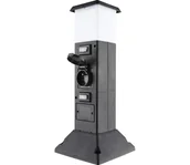 Lampy ogrodowe - Solight PG05 - Lampa zewnętrzna z dwoma gniazdkami 1xE14/15W/230V IP44 czarny - miniaturka - grafika 1