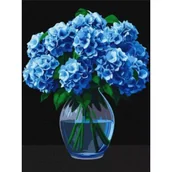 Malowanie po numerach - Ideyka Malowanie po numerach - Bukiet hortensji 30x40cm - miniaturka - grafika 1