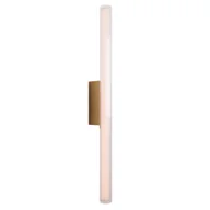 Lampy ścienne - Ścienny kinkiet Fayette W0368 Maxlight LED 6W 3000K tuba IP44 złota - miniaturka - grafika 1