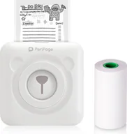 Drukarki - OWSOO PeriPage Mini Pocket Wireless BT Thermal Printer biała - miniaturka - grafika 1