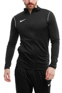 Bluzy męskie - Bluza Męska Rozpinana Nike Dri-FIT Park 20 Sportowa bez Kaptura Czarna L - miniaturka - grafika 1