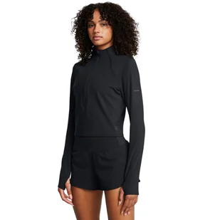 Damski longsleeve do biegania Under Armour UA Launch Elite Half Zip - czarny - UNDER ARMOUR - Koszulki sportowe damskie - miniaturka - grafika 1