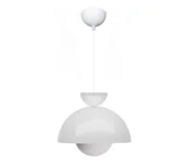 Lampy sufitowe - Lampa wisząca SALVA 1xE27/15W/230V biała - miniaturka - grafika 1