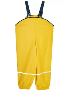 Playshoes Spodnie materiałowe 405424 M Żółty Regular Fit - Spodnie i spodenki dla chłopców - miniaturka - grafika 1