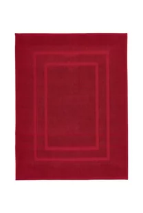 Kleine Wolke Plaza Ekologiczny Dywanik Frotte czerwony 60x 80 cm ECO LIVING - Dywaniki łazienkowe - miniaturka - grafika 1