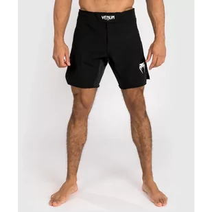 Venum Spodenki MMA Fightshorts Contender Black/White - Spodnie sportowe męskie - miniaturka - grafika 1