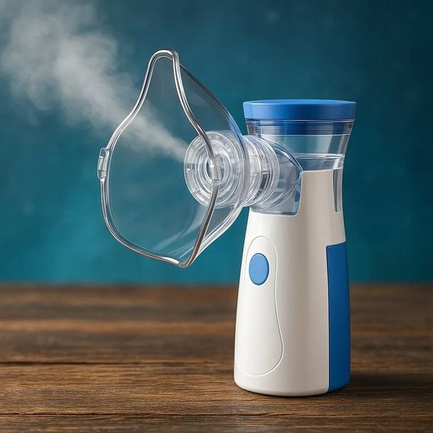 Inhalator Nebulizator Ręczny Przenośny Lekki Dla Dzieci I Dorosłych Cichy