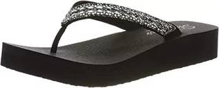 Klapki i japonki damskie - Skechers Vinyasa Glory Day klapki japonki damskie, Black Mitobuck Clear Black Trim, 38 EU - grafika 1