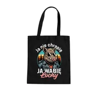 Torby i wózki na zakupy - Ja nie chrapię, ja wabię lochy - torba na prezent - miniaturka - grafika 1