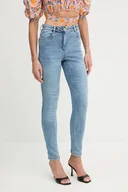 Spodnie damskie - Silvian Heach jeansy DANI damskie kolor niebieski GPP25146JE - miniaturka - grafika 1