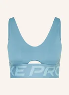 Biustonosze - Nike Biustonosz Sportowy Pro Indy Plunge gruen - miniaturka - grafika 1