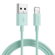 Kable USB - Joyroom kabel przewód USB - Lightning do ładowania / transmisji danych 1m zielony (S-1030M13) - miniaturka - grafika 1