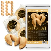 Pieczywo chrupkie - Chińskie Ciasteczka szczęścia z Wróżbą Magia Przeznaczenie STO LAT 10 szt - miniaturka - grafika 1