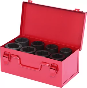 KS Tools Komplet siła klucz nasadowy  515.0308 1 cali z łbem sześciokątnym, długie, 8-częściowy, 24  38 MM 515.0308 - Klucze i nasadki - miniaturka - grafika 1