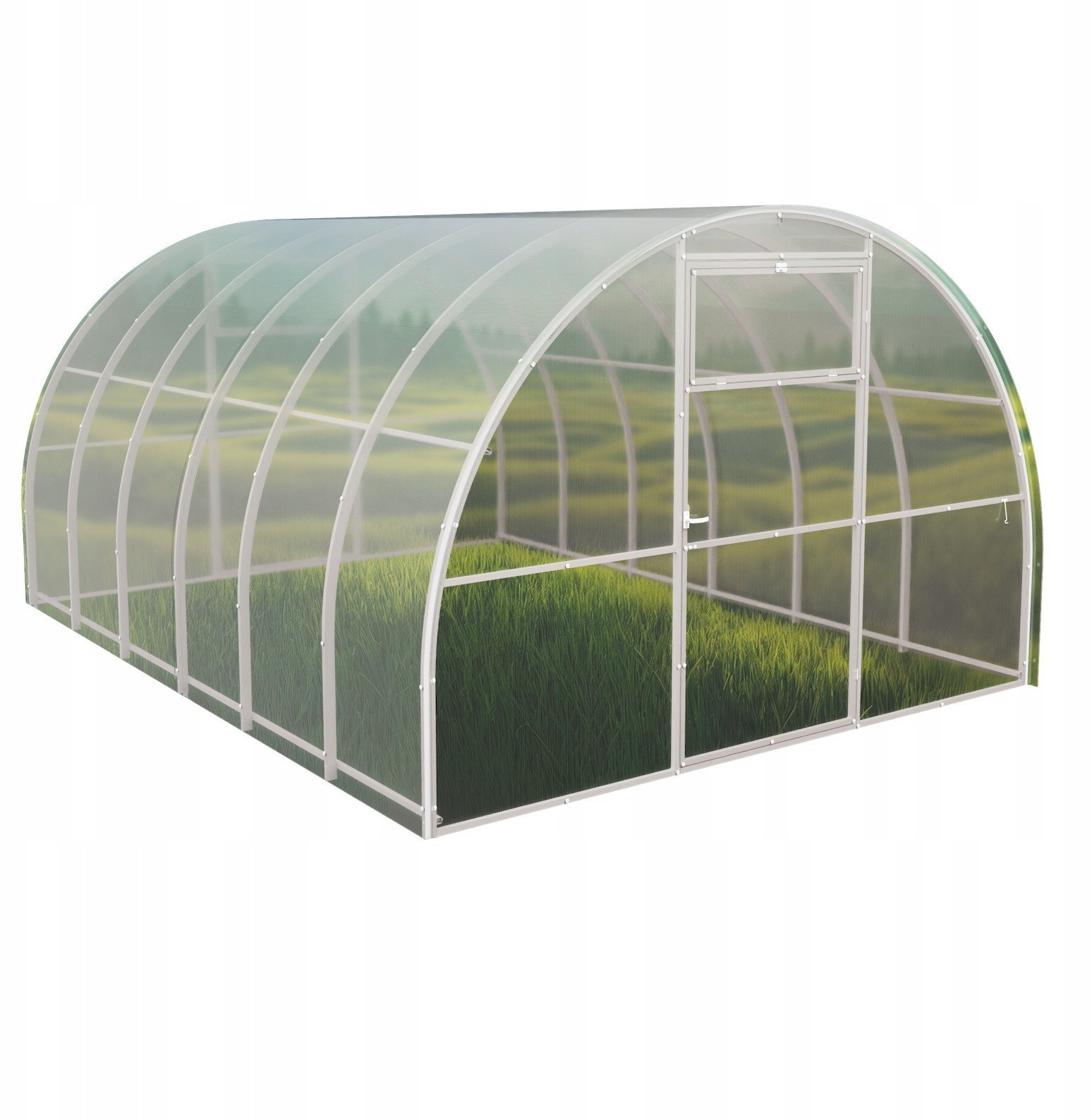 Szklarnia z poliwęglanu Tunel ogrodowy 3x6 m profile 20x20 poliwęglan 5mm