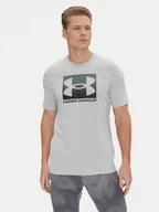 Koszulki męskie - Under Armour T-Shirt Boxed Sports 1386793 Szary Loose Fit - miniaturka - grafika 1