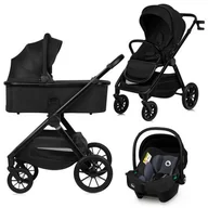 Wózki dziecięce - Wózek Wielofunkcyjny Lionelo Layla  3w1 Black Onyx - miniaturka - grafika 1