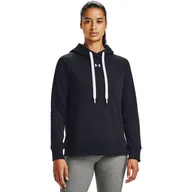 Bluzy sportowe damskie - Damska bluza treningowa UNDER ARMOUR Rival Fleece HB Hoodie - miniaturka - grafika 1