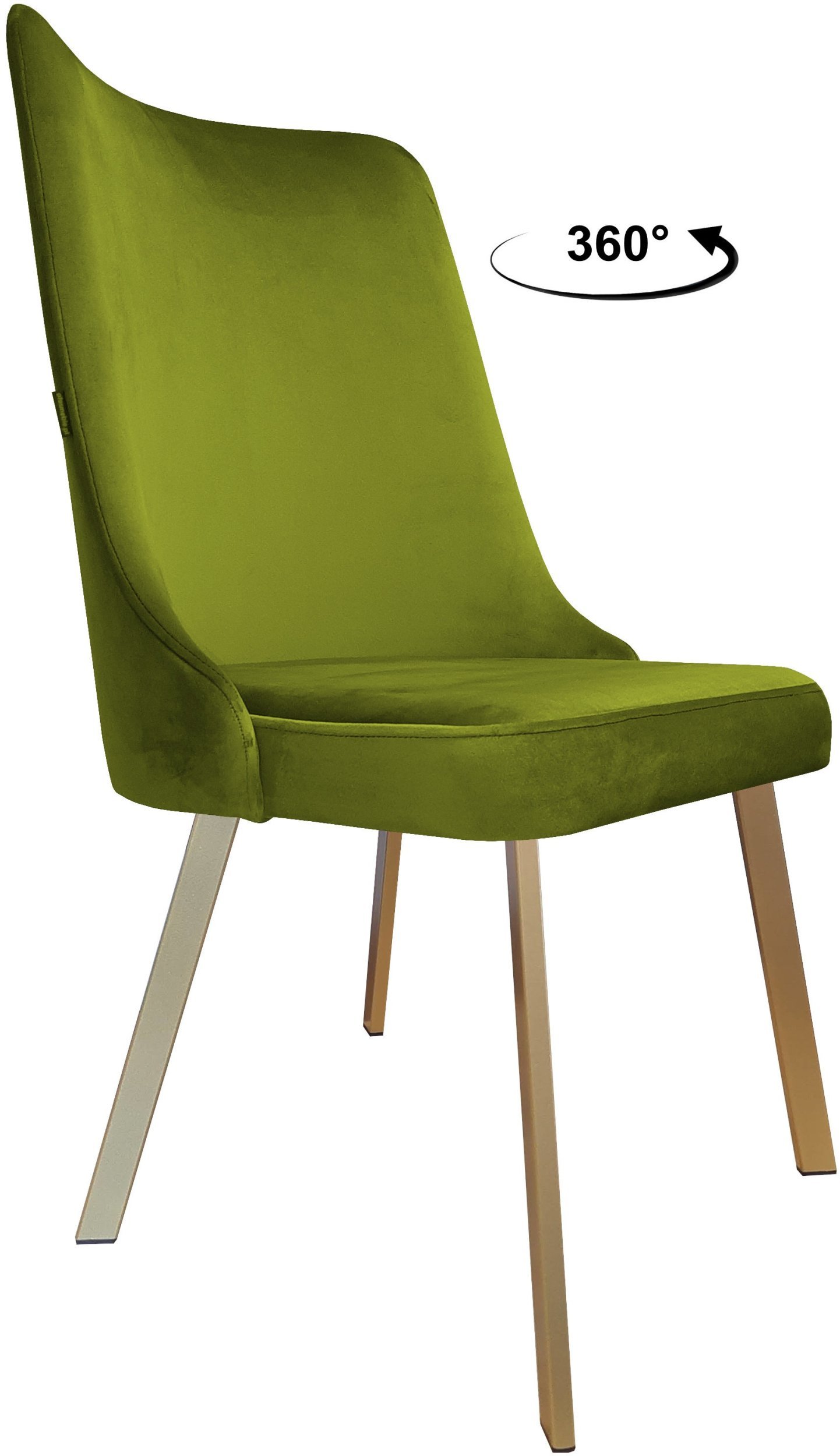 Krzesło obrotowe Victor noga Profil złota BL75