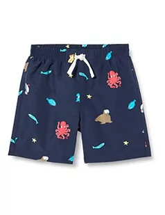 Chłopięce szorty kąpielowe Petit Bateau, Średniowieczny niebieski/Multico, 10 ans - Kąpielówki dla chłopców - miniaturka - grafika 1