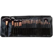 Pędzle do makijażu - Rio Beauty Professional Cosmetic Brush Collection zestaw profesjonalnych pędzli i akcesorów do makijażu - miniaturka - grafika 1