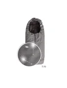 Śpiworki dla dzieci - Babymatex Śpiworek ocieplany TRITON Footmuff szary - miniaturka - grafika 1