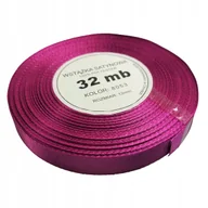 Pasmanteria - wstążka satynowa WS 8053 fuksja 12mm 32mb 1 szt do pakowania prezentów - miniaturka - grafika 1