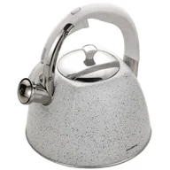 Czajniki na gaz - Klausberg Czajnik z gwizdkiem Marble KB-7261, biały, 3 l - miniaturka - grafika 1