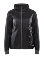 Kurtki damskie - Craft ADV EXPLORE LIGHTWEIGHT | lekka kurtka damska XL | czarna | pakowalna kurtka outdoorowa damska | izolacja PrimaLoft | 2 kieszenie zapinane na zamek błyskawiczny | kaptur | wstawki ze stretchu | - miniaturka - grafika 1