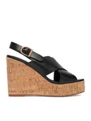 Sandały damskie - Badura Sandały C-ALANA-25-3-9YY Czarny - miniaturka - grafika 1