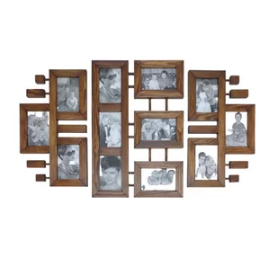 Multirama z drewna Ramka na zdjęcia 10x15cm Orzech włoski - Ramki na zdjęcia - miniaturka - grafika 1