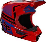 Kaski motocyklowe - V1 kask oktywny Red S - miniaturka - grafika 1