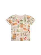 Kaftaniki dla niemowląt - Noppies Koszulka "Okazaki" w kolorze beżowym - miniaturka - grafika 1