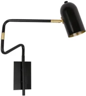 Lampy ścienne - Czarny metalowy kinkiet do sypialni i salonu - 4X K059 R6-H23 - miniaturka - grafika 1