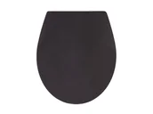 Deski sedesowe - Wenko Wolnoopadająca deska sedesowa z duroplastu (Czarna klapa) - miniaturka - grafika 1