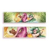 Zakładki do książek - Zakładka kartonowa - Syrena marzycielka - miniaturka - grafika 1